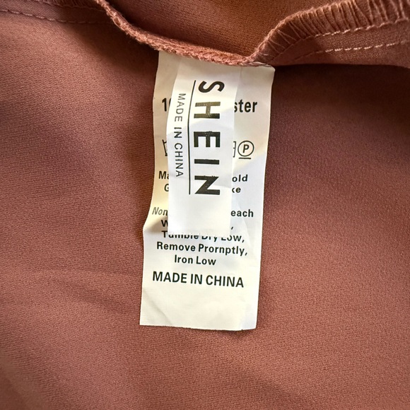 SHEIN Mauve Wrap Blouse - Picture 5 of 6